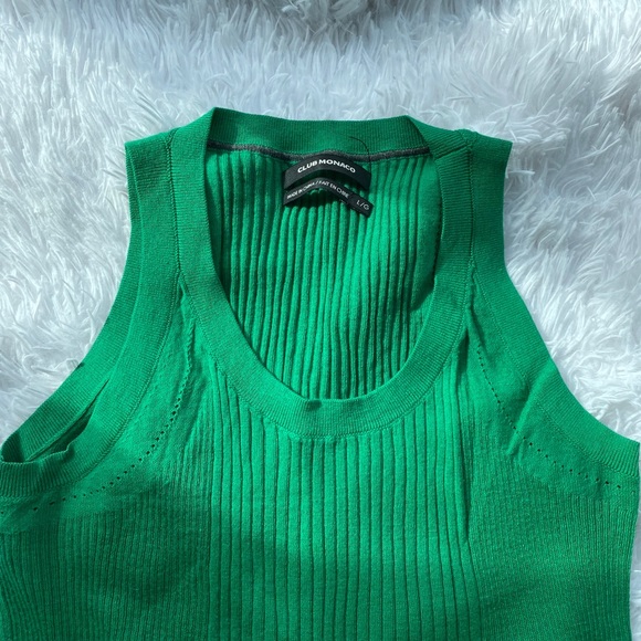 Club Monaco Tops - Club Monaco - Kelly Green Knit Tank